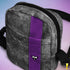 Lesbian Labrys Pride Grunge Stripe Crossbody Bag